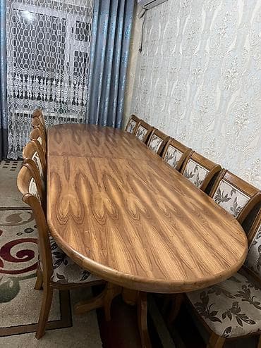 Промышленная химия: Стол и стул для зала, Новый, Самовывоз, цвет - Коричневый — 6