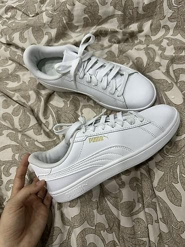 Женская обувь: Кроссовки, 39, Puma, Новый, цвет - Белый, Платная доставка — 4