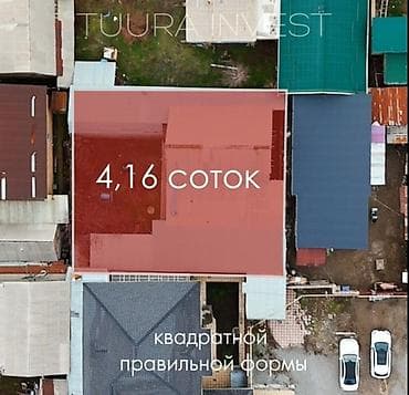 Продажа дач: Земельный участок 4,16 сотки, квадратной правильной формы — 1