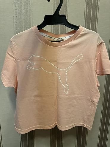 Футболка, Puma, Хлопок, XS