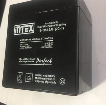 обслуживание аккумуляторов: Аккумуляторная батарея intex 12 v 4.5 ah не рабочая, требуется — 2
