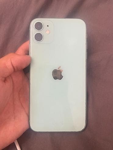 IPhone 11, Колдонулган, 128 ГБ, Жашыл, Кабель, 100 %