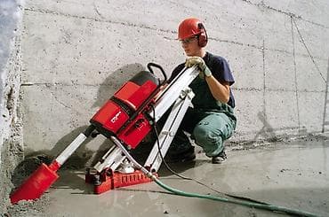 Алмазное сверлильное оборудование Hilti для бурения отверстий в бетоне