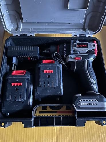 Шуруповерт Фирма CROWN 2 батарейка 1 зарядники Доставка по городу