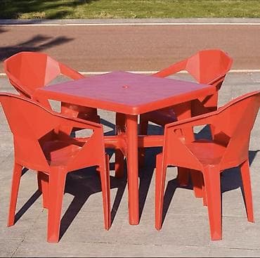 столл: Комплект садовой мебели, Стол, Пластик — 4