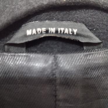 Пальто: Пальто, Классика, Осень-весна, По колено, Однобортная модель, M — 3