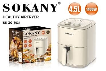 аэрогрил: Аэрогриль/ Аэрофритюрница Sokany sk-zg-8031 характеристики Объем — 1