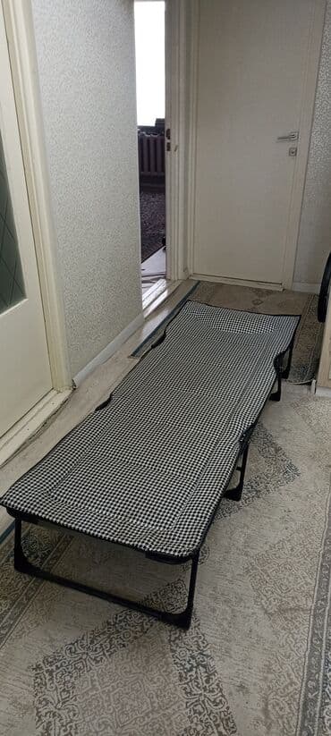 аксессуары для мебели: Раскладушка, Б/у, С матрасом — 2