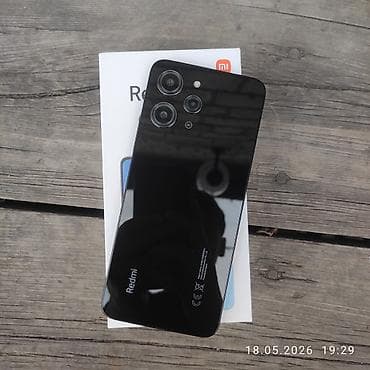 redmi note 17 plus: Redmi, Redmi 12, Б/у, 256 ГБ, цвет - Черный, 2 SIM — 1
