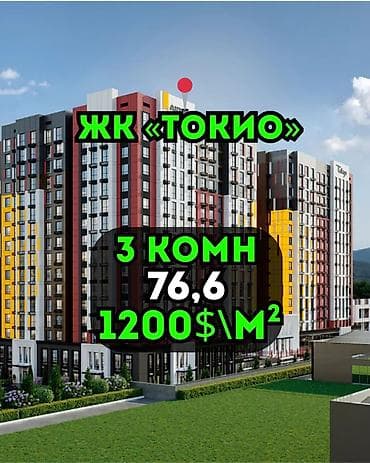 artwin: 3 комнаты, 76 м², Элитка, 11 этаж, Готовая ПСО (под самоотделку) — 1