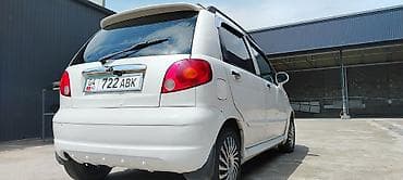 Унаа: Daewoo Matiz: 2002 г., 0.8 л, Кол менен иштөөчү, Бензин, Хетчбек — 3
