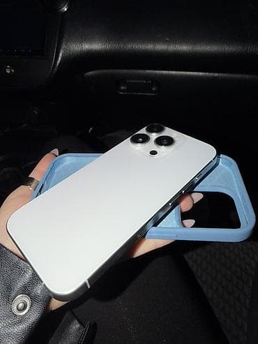 aiphone 11 pro: IPhone 16 Pro, Б/у, 256 ГБ, Серебристый, Чехол, 89 % — 2