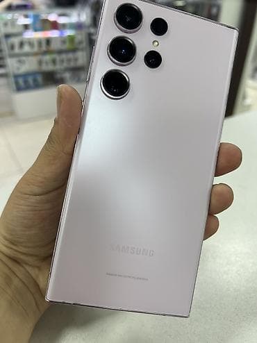 tab s: Samsung Galaxy S23 Ultra, Б/у, 256 ГБ, цвет - Фиолетовый, 2 SIM — 2