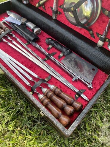 3 очок: Суперский набор 45 предметов!все на 6 персон Нож Кизлярский с — 5