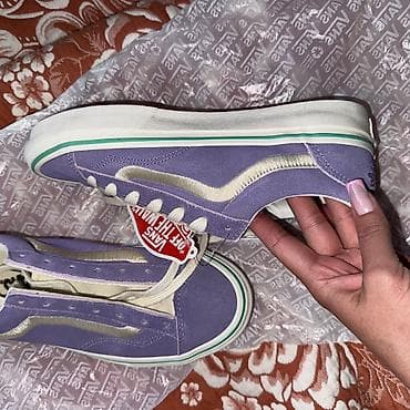 vans old skool: Кеды Vans Old Skool - Классический низкий силуэт Old Skool с — 1