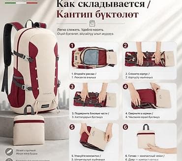 coros pace: Складной рюкзак для города и путешествий, 35 л - Габариты: 51 × 30 × — 4