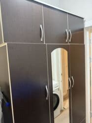 Диваны: Шифоньер, Б/у, Прямой, цвет - Коричневый, Дерево — 1