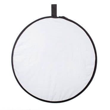 кольцевая лампа для видео: Отражатель 5 в 1 (110см) (золото, серебро, черный, белый — 3