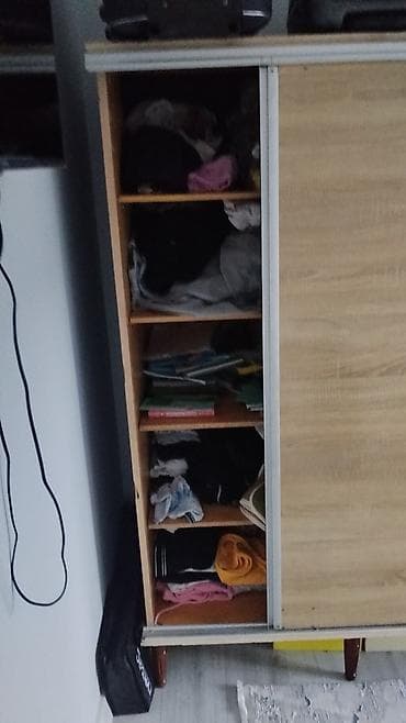 Балдар эмереги: Шкаф-купе с раздвижными дверями - Материал: ЛДСП с текстурой светлого — 2