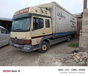 грузовой авто: Mercedes-Benz Atego тентованный грузовик - Марка/модель — 1