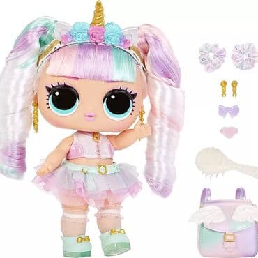 домик для кукол: Игровой набор с МЕГАкуклой L.O.L. SURPRISE! Big Baby Hair Hair — 3