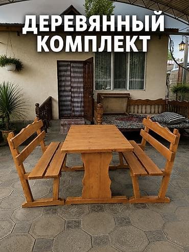 столовой: Комплект столов и стульев на заказ, Для ресторанов, кафе, Прямоугольный, Самовывоз — 1