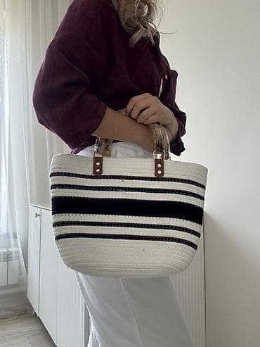 Шопперы: Шоппер, Новый, Материал: Хлопок, Женские — 2