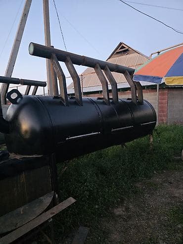 салкын бешик: Промышленная коптильня/мангал-барбекю из толстостенной стали - — 10