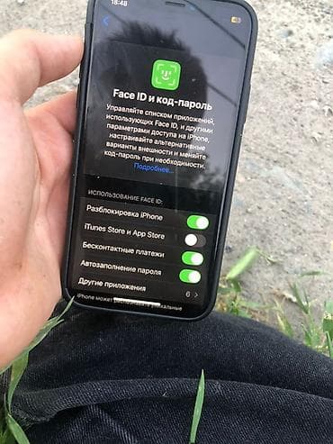 сломанный айфон: IPhone Xs, 256 ГБ, Jet Black, Чехол, 69 % — 5