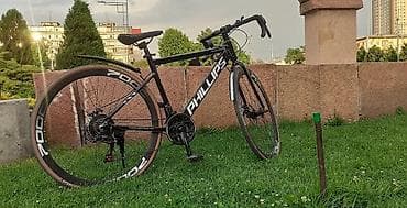 Шоссейный велосипед Phillips T700 - Вилка: жесткая. - Руль: шоссейный