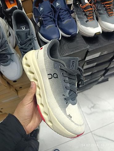 кроссовки on cloud мужские: Мужские кроссовки, 41, Новый, цвет - Серый, Платная доставка — 6