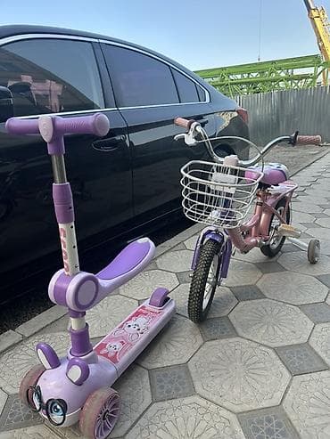 велосипед шоссейный: Набор для ребёнка: детский велосипед и трёхколёсный самокат — 5