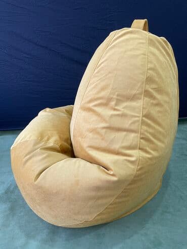 кресло груша цена: Бинбэг, Новый, Самовывоз, Платная доставка, цвет - Белый — 11