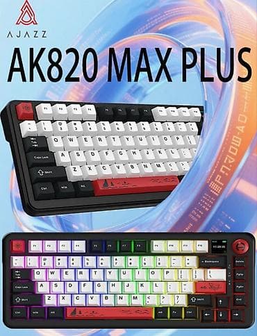 Клавиатура, Akko, Механикалык, Bluetooth, Зымдуу туташтыруу, Өлчөмү: 75% lalafo.kg да Клавиатура, Akko, Механикалык, Bluetooth, Зымдуу туташтыруу, Өлчөмү: 75%