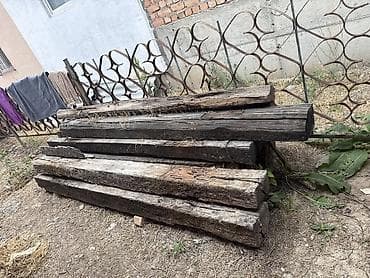 Шпалы: Деревянные шпалы/брусья из твёрдых пород Описание: - Комплект — 1