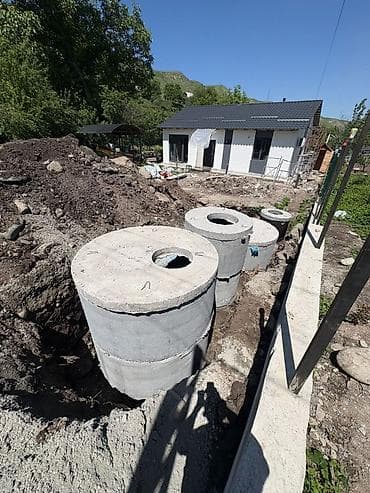 Железобетонное (ЖБИ) кольцо для септика Размер: 150 x 90 x 8 см, Платная установка, В розницу, Оптом