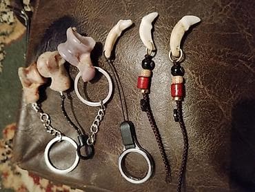 секонд обувь: Брелоки-талисманыиз Волчих зубов коктей,,и альчикоа Состав и — 7