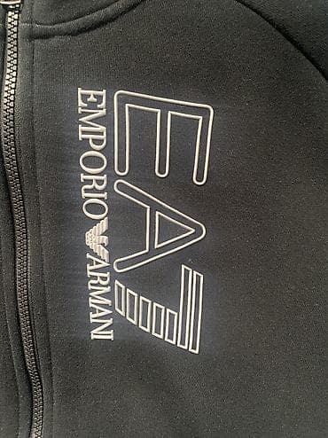 Мужская одежда: Мужская толстовка, M, Emporio Armani 7, Б/у, цвет - Черный — 4