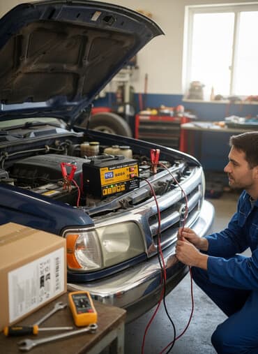 б у зарядное устройство для автомобильного аккумулятора: Зарядное устройство KXxY Smart Pulse Fast Charger 600A Основные — 1