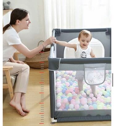 детская игровая палатка: Детские игровые манежи с защитной сеткой Манеж манеж манеж — 1