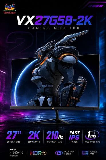 Монитор, ViewSonic, Новый, 27" - 28"