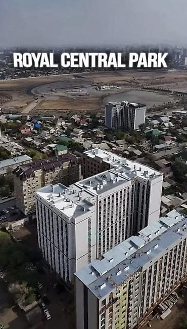 Квартиры: 3 комнаты, 97 м², Пишпек Элитка, 9 этаж, ПСО (под самоотделку) — 1
