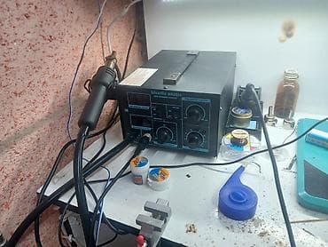 пистолет на мойку: Паяльная станция Silverflo 852D+ (SMD Rework Station) с феном и — 1