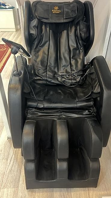 мебель гостиный: Массажное кресло, Б/у, Самовывоз, цвет - Черный — 5