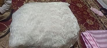 хорошее постельное белье сатин: Комплект штор, Сатин, С тюлем в комплекте, Готовое изделие, Для зала — 1