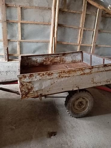 я ищу быушные кабина: Одноосный прицеп- в отличном -рабочем состоянии - Стальная платформа — 1