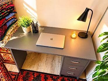 Үй жана бакча: Стильный письменный стол для учёбы, работы и творчества. - Цвет — 2