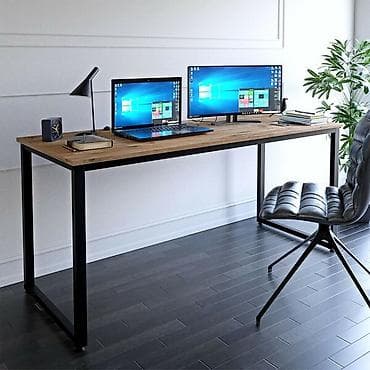 Кухонные столы: Описание товара Компьютерный стол Loft 160х65 дуб золотой имеет — 1