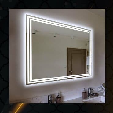 3d часы: Зеркало на заказ! Подсветка оптом Виды зеркал: зеркало с подсветкой — 1