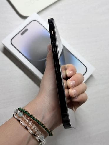 ipone 11: IPhone 14 Pro Max, Б/у, 256 ГБ, Черный, Коробка, 77 % — 2